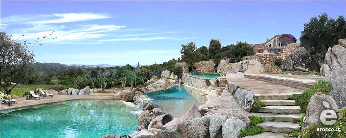swimming pool villa sardegna